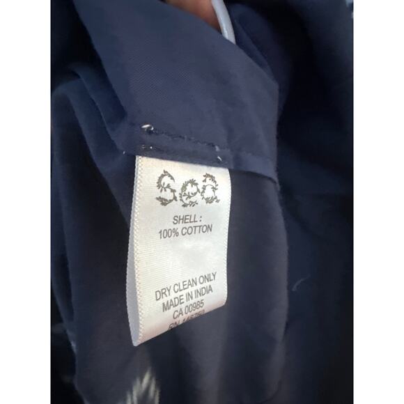 Sea New York Blythe Maxi Dress Blue Tie Dye Size 6 Nautical Beach Classic Boho - Picture 5 of 6